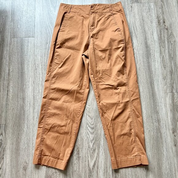 A new day High Rise Straight Hip & Thigh Copper Brown Pants Size 10 - Picture 1 of 9